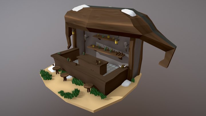 Retake Game Art 3D Model