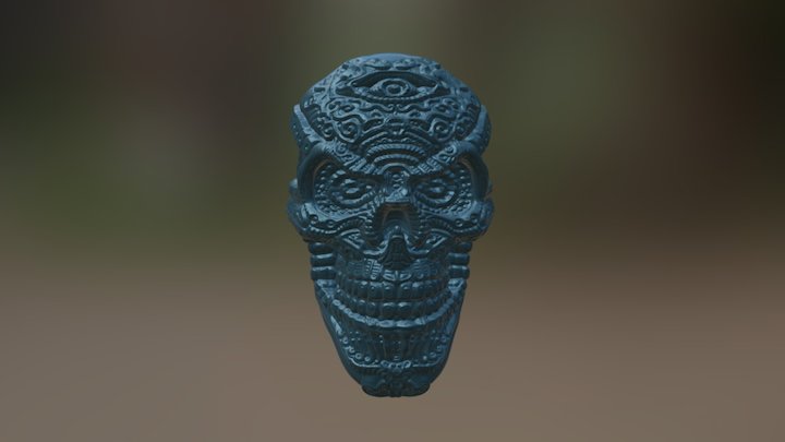 decorative skull 3D Model