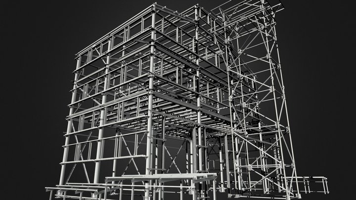 Grain Unloading Station 3D Model
