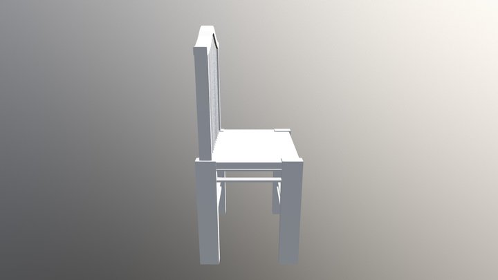 Cadeira de Madeira  / Wood Chair 3D Model