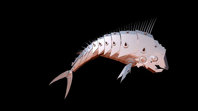 MECHANIC FISH 3D Model