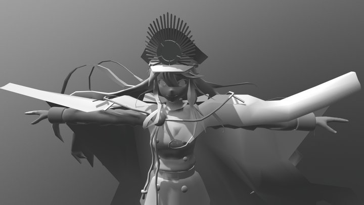 FGO 織田信長(Oda Nobunaga) WIP 3D Model