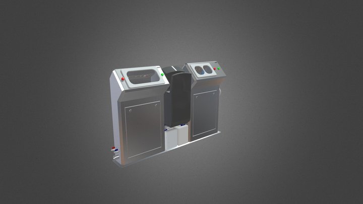 Станция гигиены GRENT 014PL без турникета 3D Model