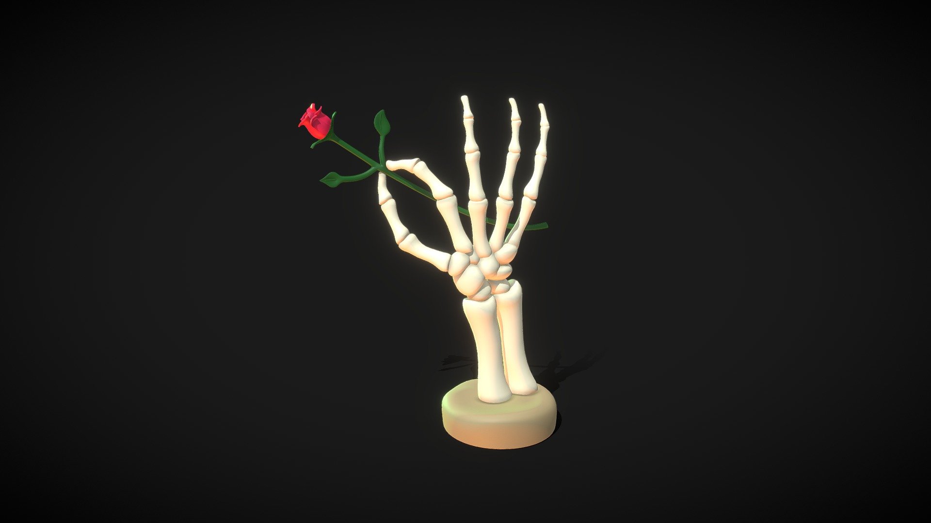 Rose In Hand - Buy Royalty Free 3D model by Sandeep Choudhary ...