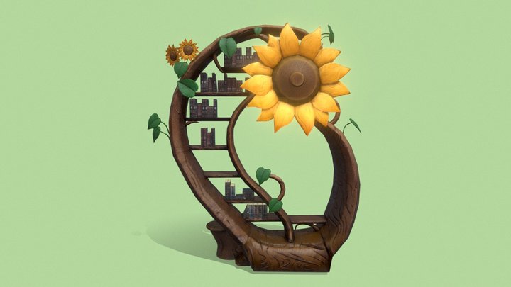 Flourishing in the Library's Light 3D Model