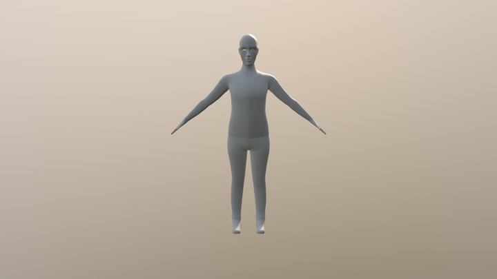 Full Model: Head and Body 3D Model