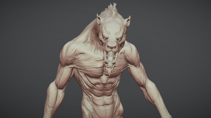 Warewolf 3D models - Sketchfab