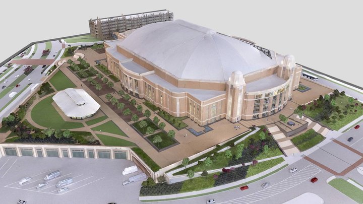 Dickies Arena Fort Worth 3D Model