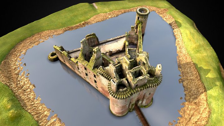 Caerlaverock Castle 3D Model