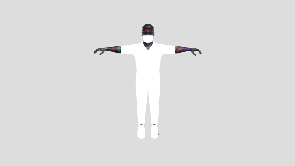 Male Dentist Assistant Character