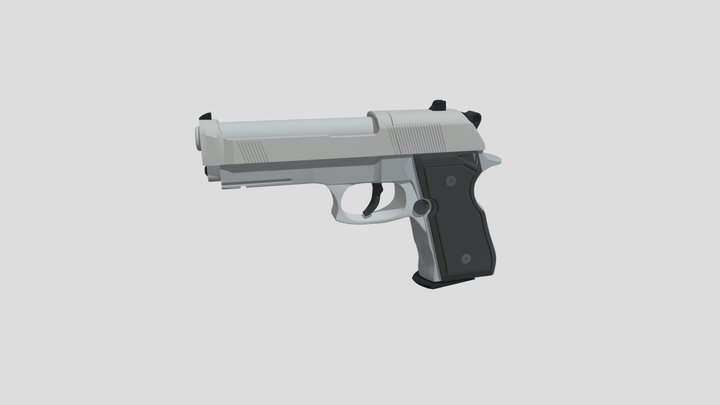 пистолет 3D Model