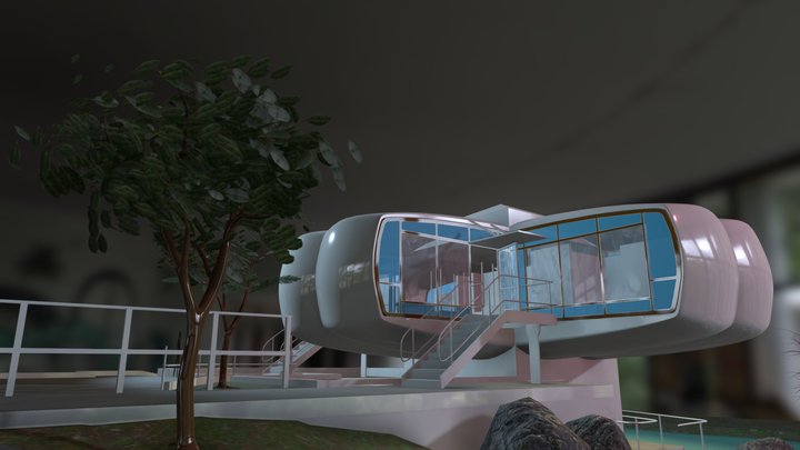 Monsanto House of the future 3D Model