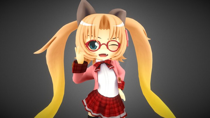 Madoka Machida 3D Model