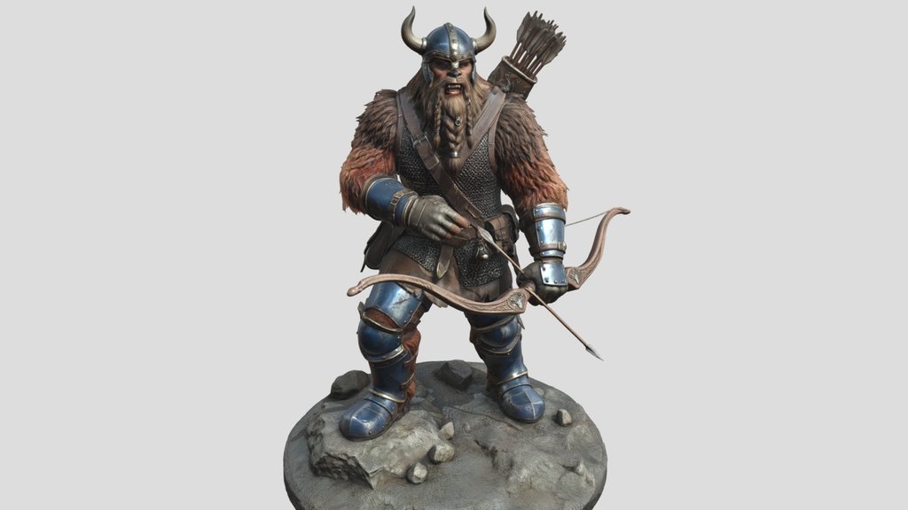 Horned Viking Archer