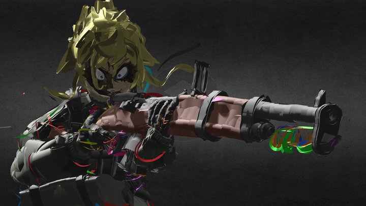 Tanya the Evil (stage 01) coolpainterVR 3D Model