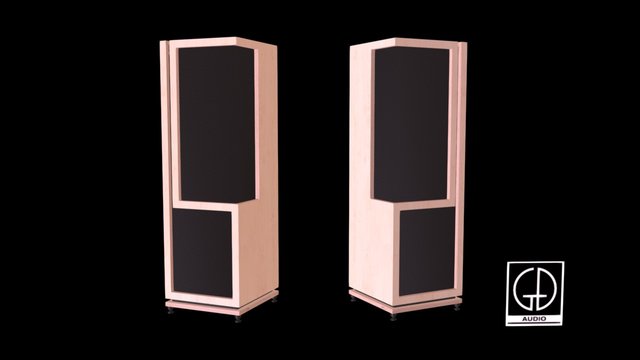 GD-Audio (Birch Plywood wooden cover) 3D Model