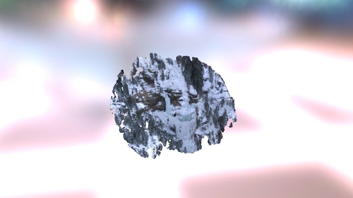 Hyalite Ice walls Model 3D Model