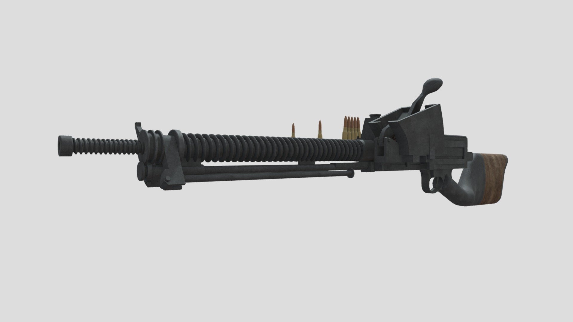 Type 11 6.5mm Machine gun Download Free 3D model by buh (buhlate