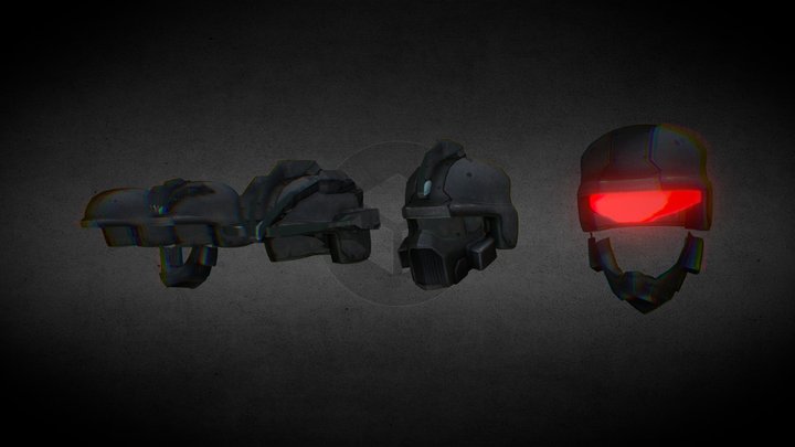 Astro helmets 3D Model