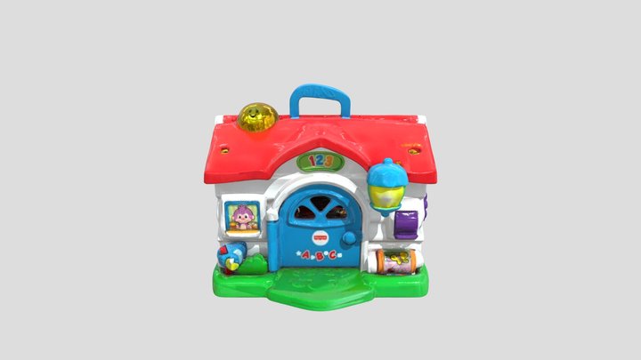 Puppy Toy Learning House fisher price 3D Model