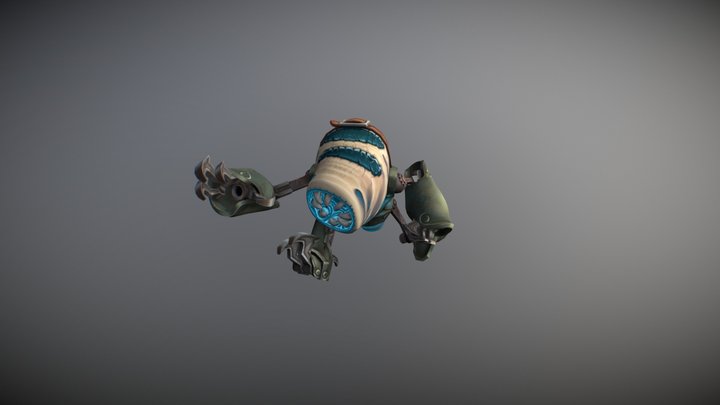 Deep Worm 3D Model
