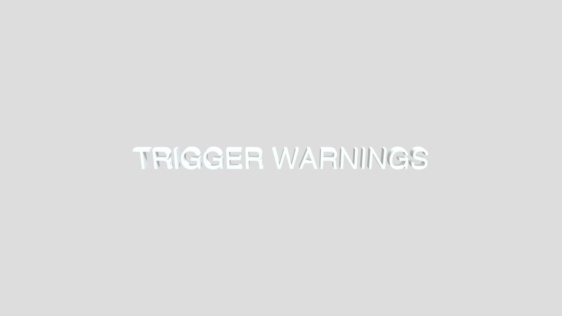 TRIGGERWARNINGS