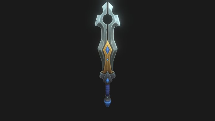 World Of Warcraft Inspired Sword 3D Model