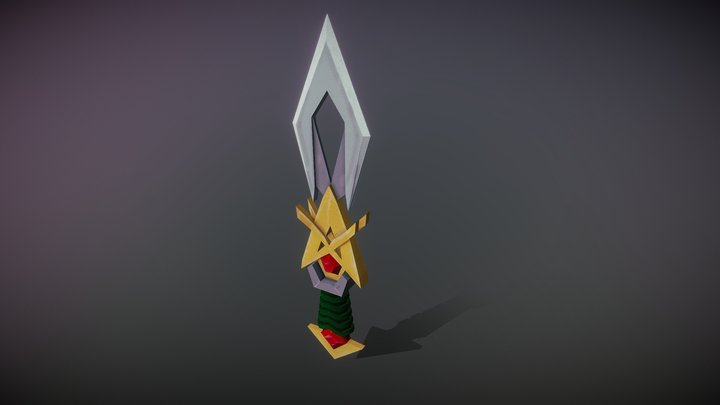 Witch Dagger 3D Model