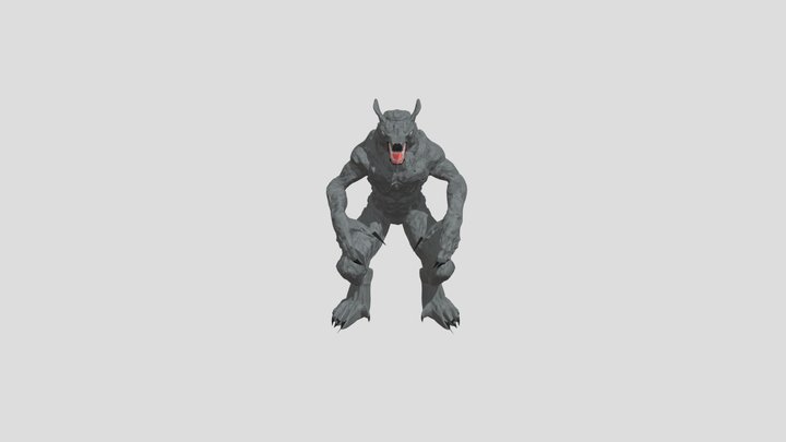 Werewolf 3D Model
