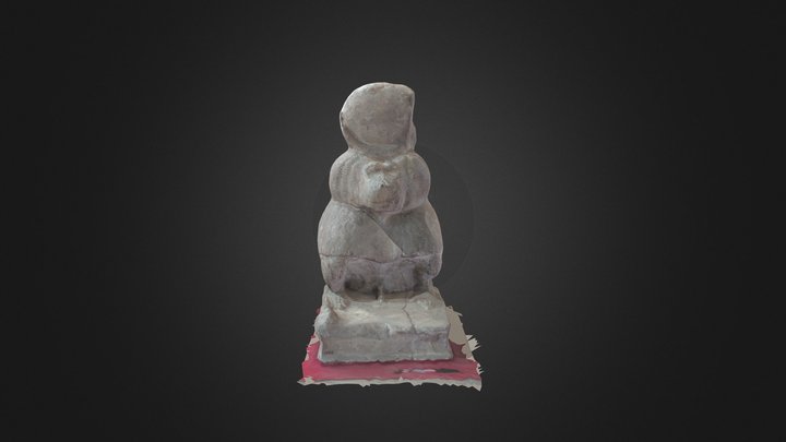 تمثال جحوتي 3D Model