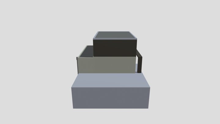 Two Under One Roof House 3D Model