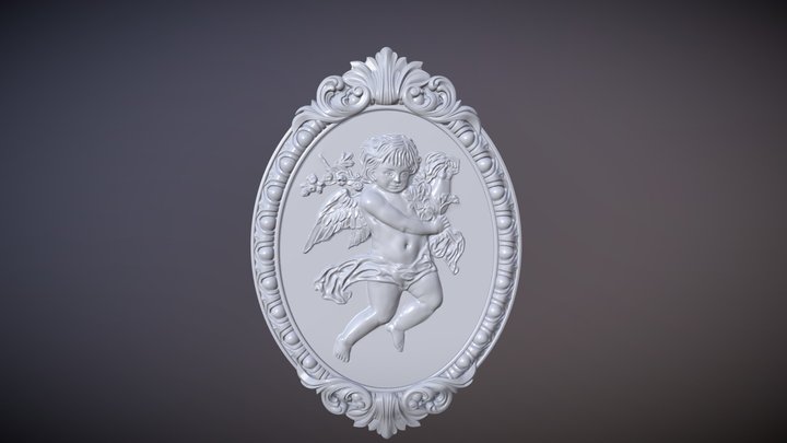 Angel cameo 3D Model