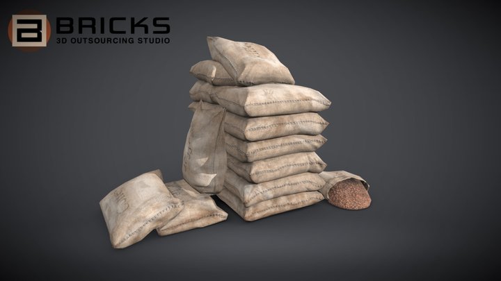 Coffee_Bags 3D Model