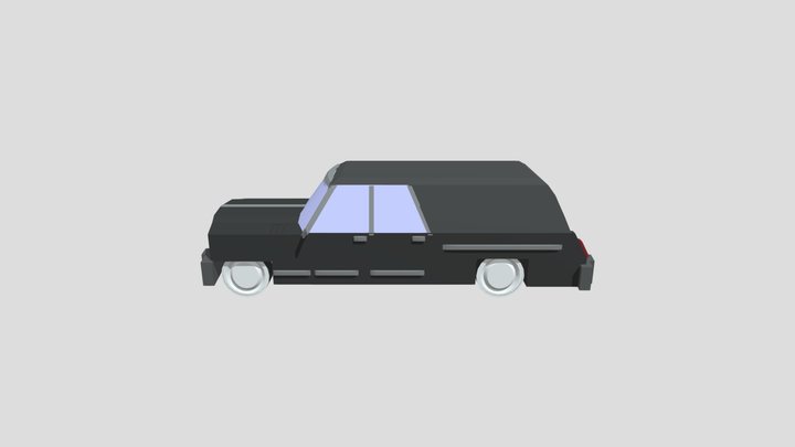 Hearse 3D Model 3D Model