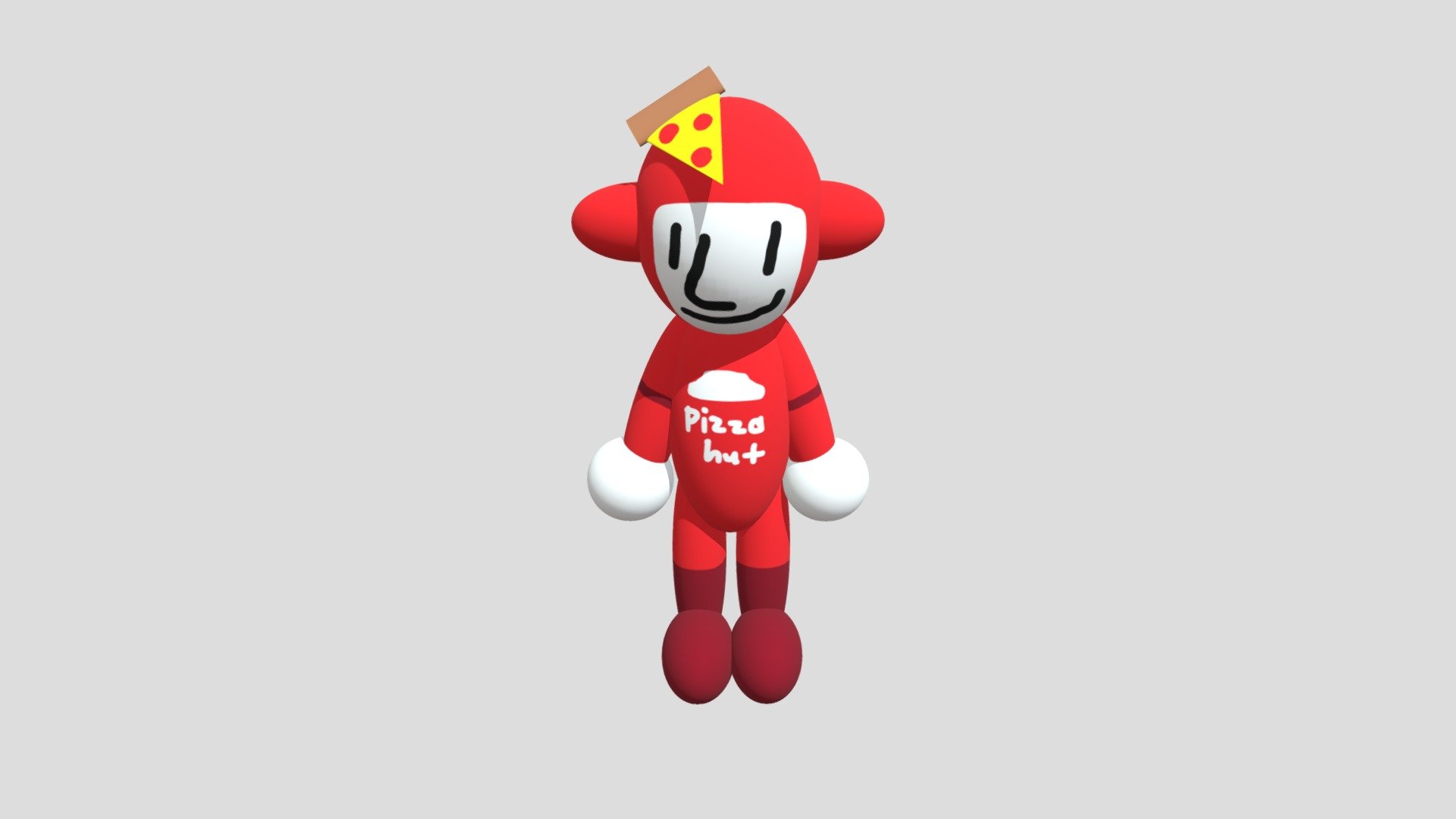 Pizza Johnny Guy (Paint3D) 3D model by Pizzaguylol [4a2c1a9] Sketchfab
