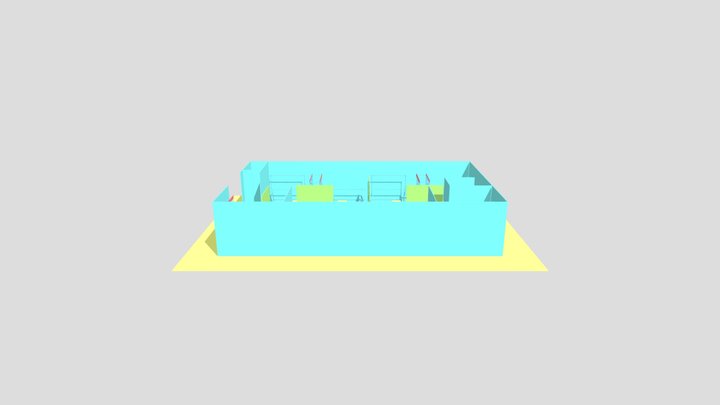 40584 - Smartwool - GOA - Meeting Rooms 30x60 ed 3D Model