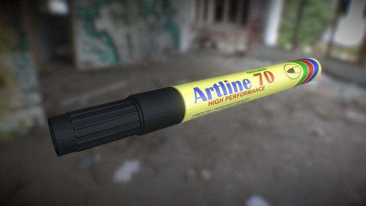 Marker 3D Model