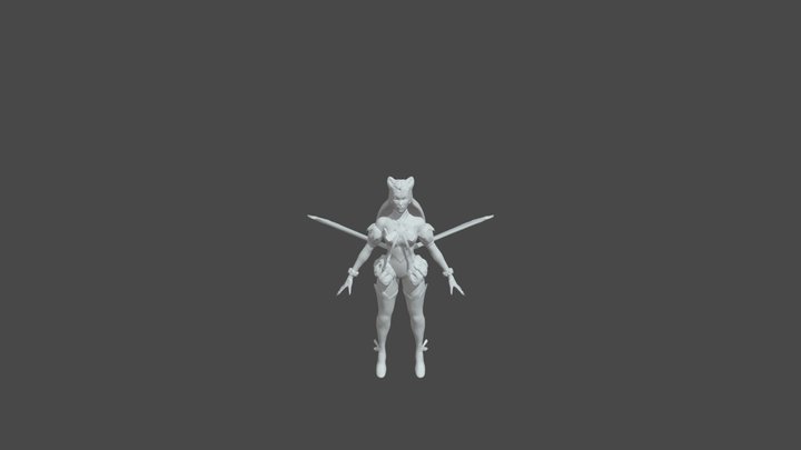 Star Nemesis Evelynn Test 3D Model