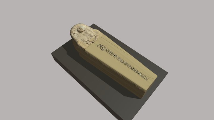 Reconstructed Coffin Lid 3D Model