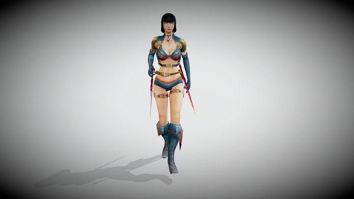npc Woman 3D Model