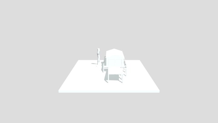 Mini Island Low Poly V2 3D Model
