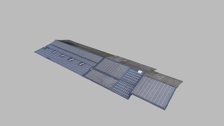 FOCUS toiture équipée PHOTOVOLTAÏQUE 3D Model