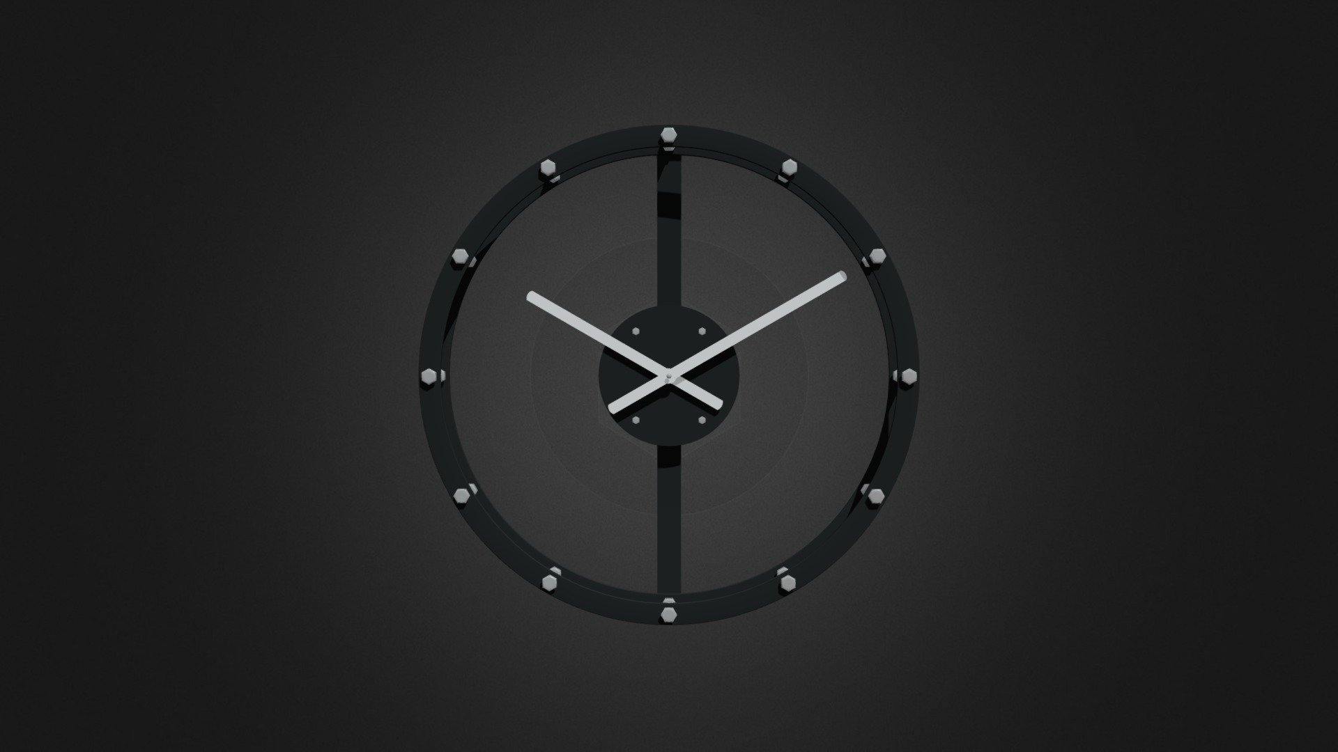 wall clock — Sketchfab embed 3D viewer