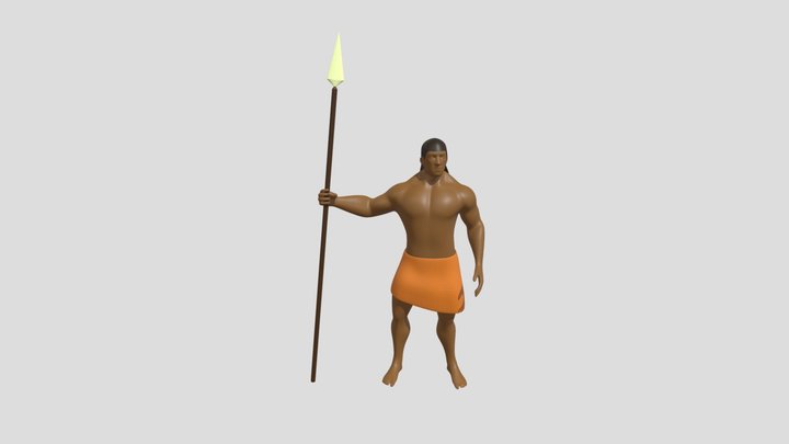 Guerrier 3D Model