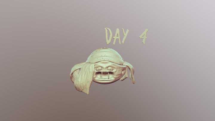 Day 04 - Rotten - SculptJanuary 2019 3D Model