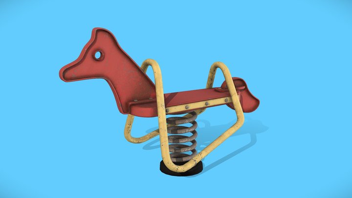 Australian Playground Deathhorse 3D Model