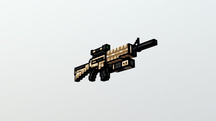 Desert Fighter (Pixel Gun 3D) – Modèle 3D gratuit STL