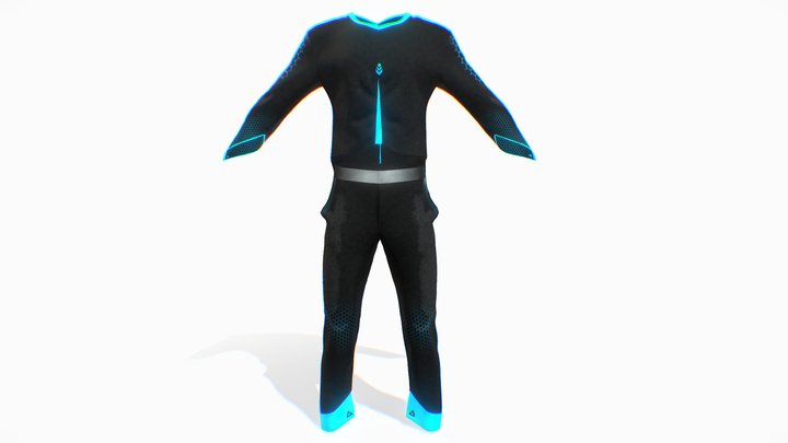 Corporative cyberpunk suit - 法人 3D Model