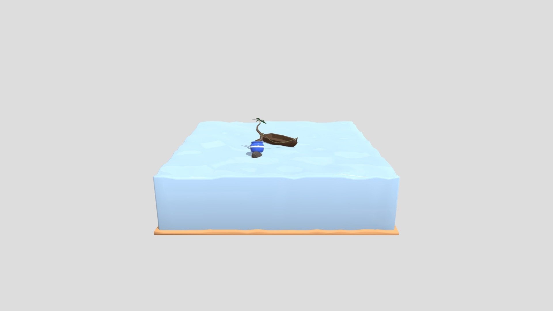 Boat Low Poly