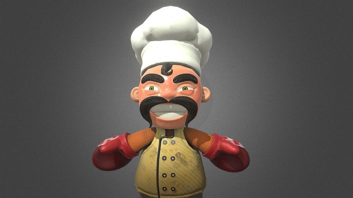 Muffin Man 3D Model
